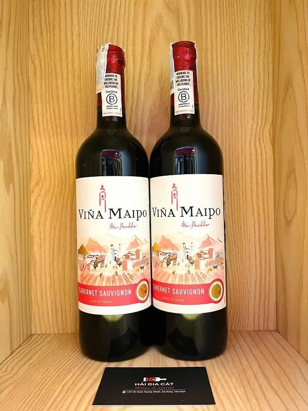 Chai rượu vang Vina Maipo Mi Pueblo Cabernet Sauvignon