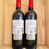 Mặt sau chai rượu vang Vistana Cabernet Sauvignon Merlot