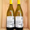 Mặt sau chai rượu vang Vistana Chardonnay