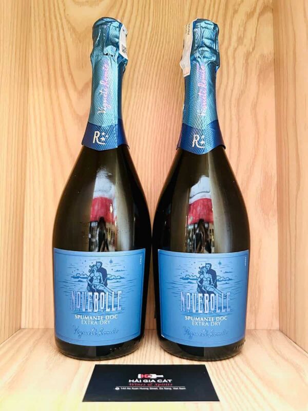 Chai rượu Vigneti Romio Novebolle Romagna Spumante Extra Dry