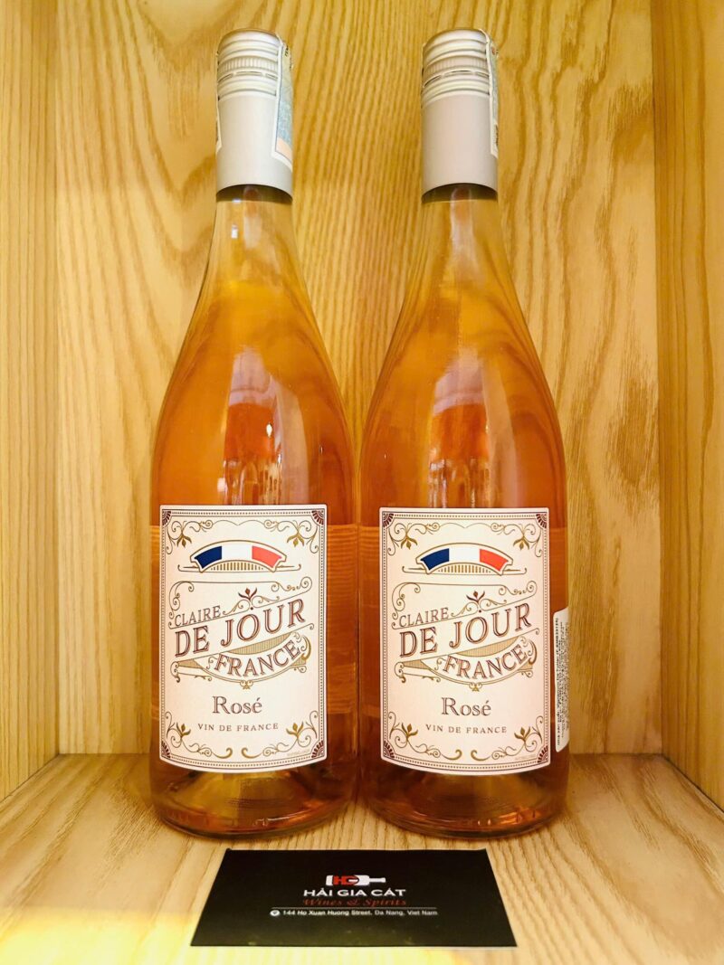 Chai rượu vang Claire De Jour Rose
