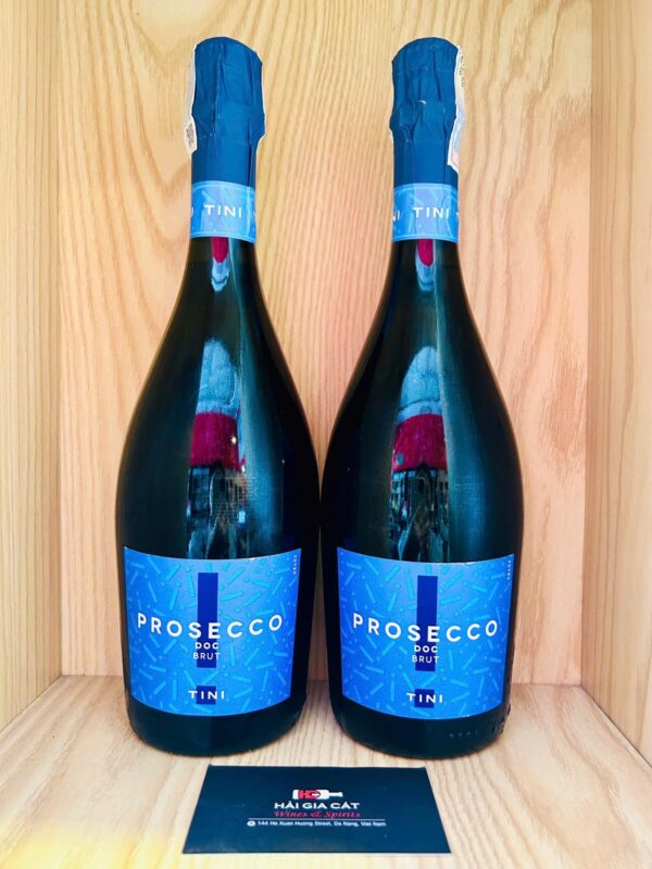 Chai rượu vang nổ Tini Prosecco DOC Brut